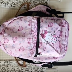 Pink Hello Kitty Backpack Cute Hearts Bows